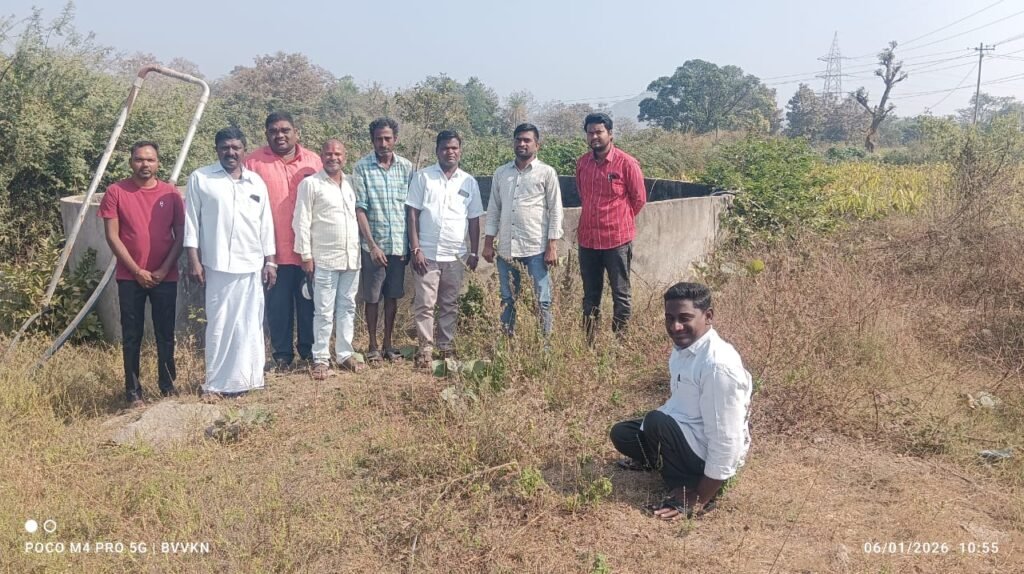 మిషన్ భగీరథ నీటి సమస్య కొరకు ముందడుగు వేసిన సర్పంచ్