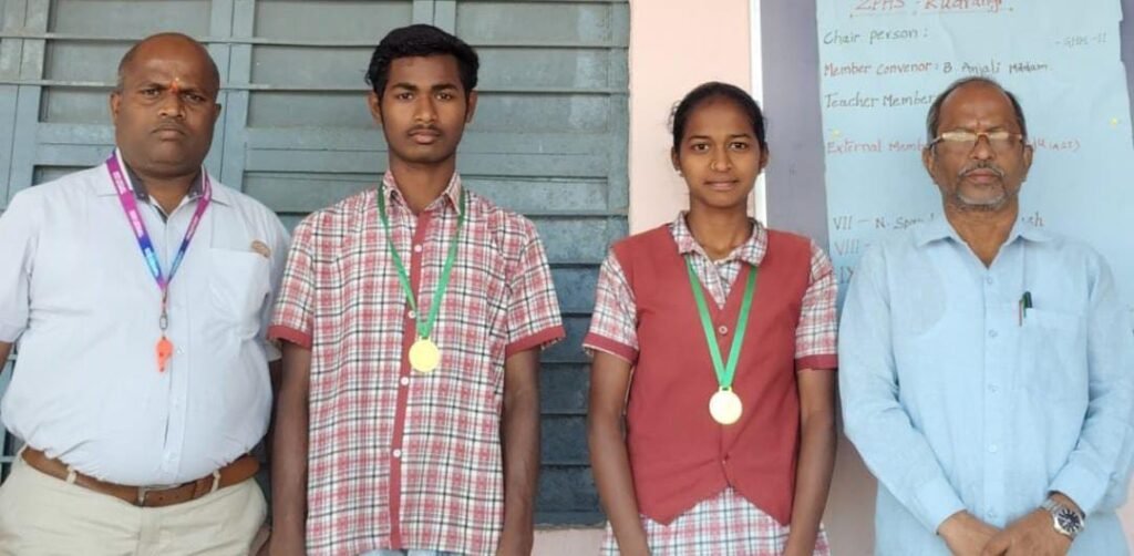 రాష్ట్రస్థాయి పిఎం ఎస్ఆర్ఐ క్రీడా పోటీలకు రుద్రంగి విద్యార్థుల ఎంపిక
