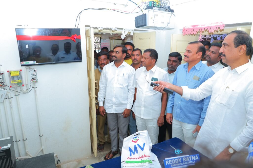 సీసీ కెమెరాలు ప్రారంభించిన ఎమ్మెల్యే