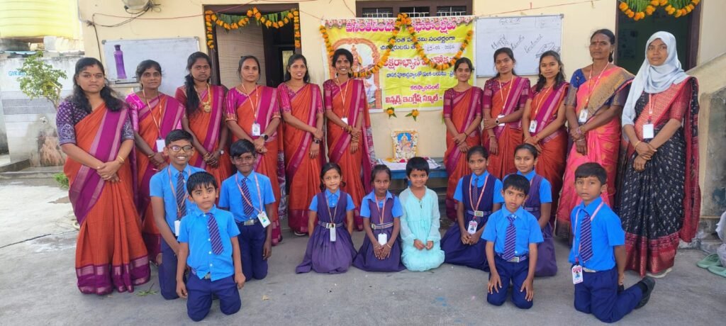 విన్నర్స్ ఇంగ్లీష్ మీడియం స్కూల్లో వసంత పంచమి వేడుకలు