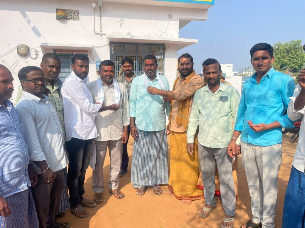 ట్రాక్టర్ యూనియన్ అధ్యక్షుడిగా దర్శనం గంగ మల్లయ్య