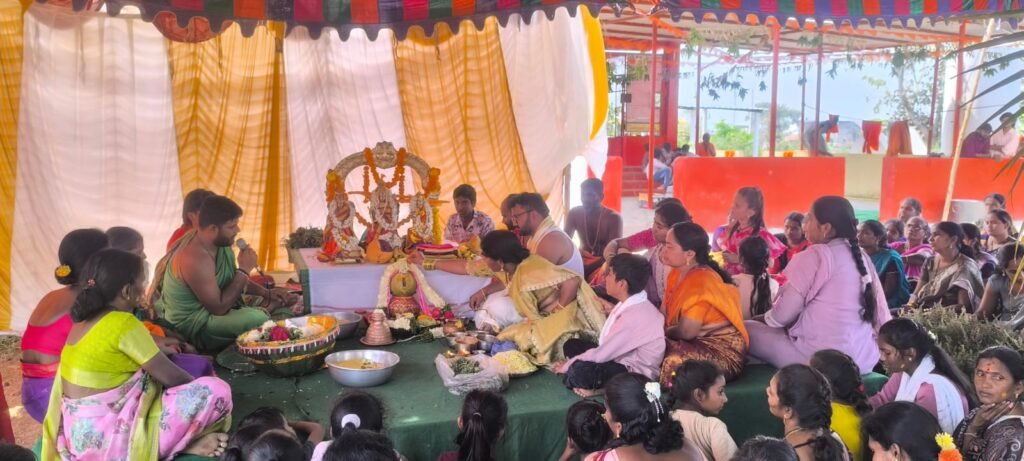 సాతారంలో ఘనంగా సీతారాముల కళ్యాణం