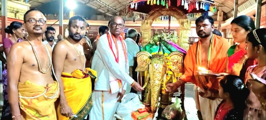 కొండగట్టు అంజన్న ఆలయానికి గజవాహనం విరాళం
