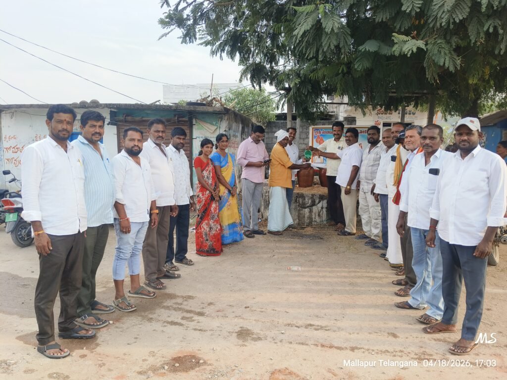 గ్రామ పంచాయతీ ఆధ్వర్యంలో&nbsp; చలివేంద్రాలు&nbsp; ఏర్పాటు