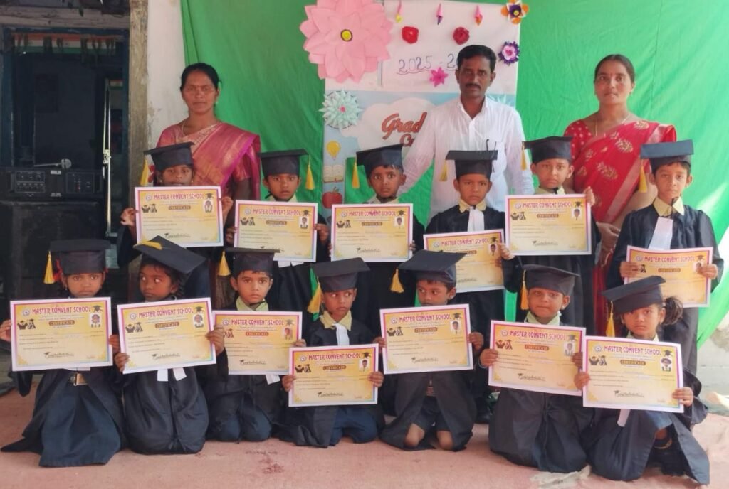 మాస్టర్ కాన్వెంట్ స్కూల్లో గ్రాడ్యుయేషన్ డే