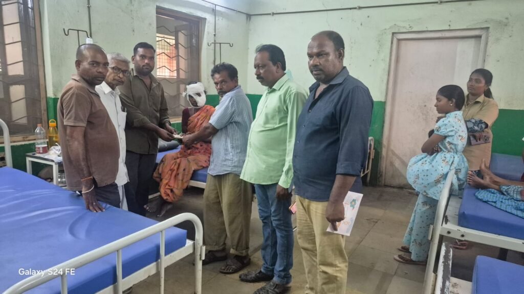 ఆపదలో కార్మికురాలికి అండగా