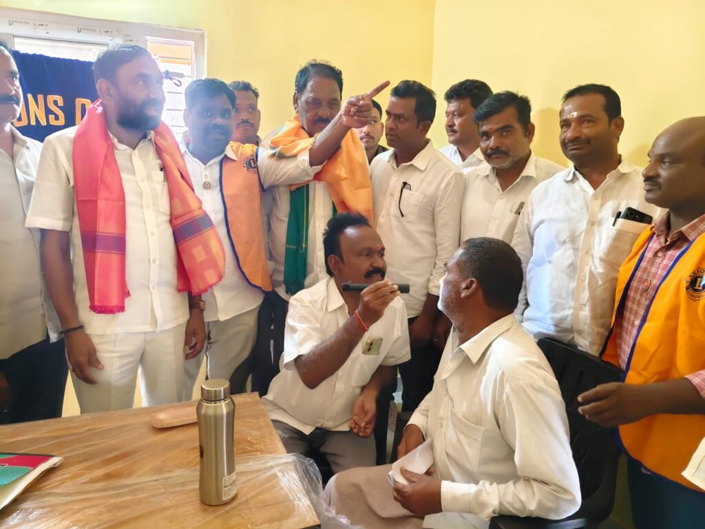 లయన్స్ క్లబ్ నేత్ర వైద్య శిబిరానికి విశేష స్పందన