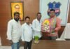 సీఐ సురేష్ బాబుకు జన్మదిన శుభాకాంక్షలు తెలిపిన నాయకులు
